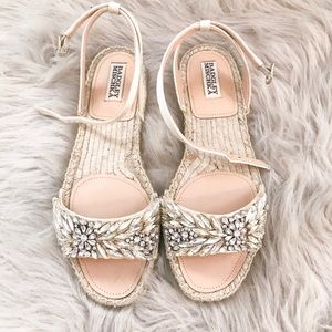 Badgley Mischka espadrille flats
